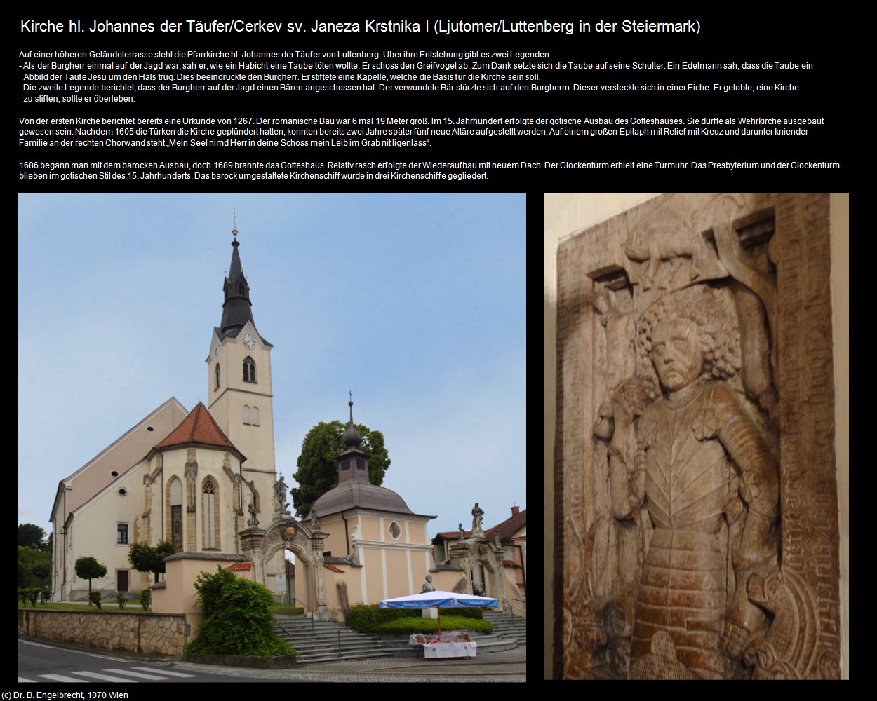 Kirche hl. Johannes der Täufer I (Ljutomer/Luttenberg in der Steiermark) in Kulturatlas-SLOWENIEN