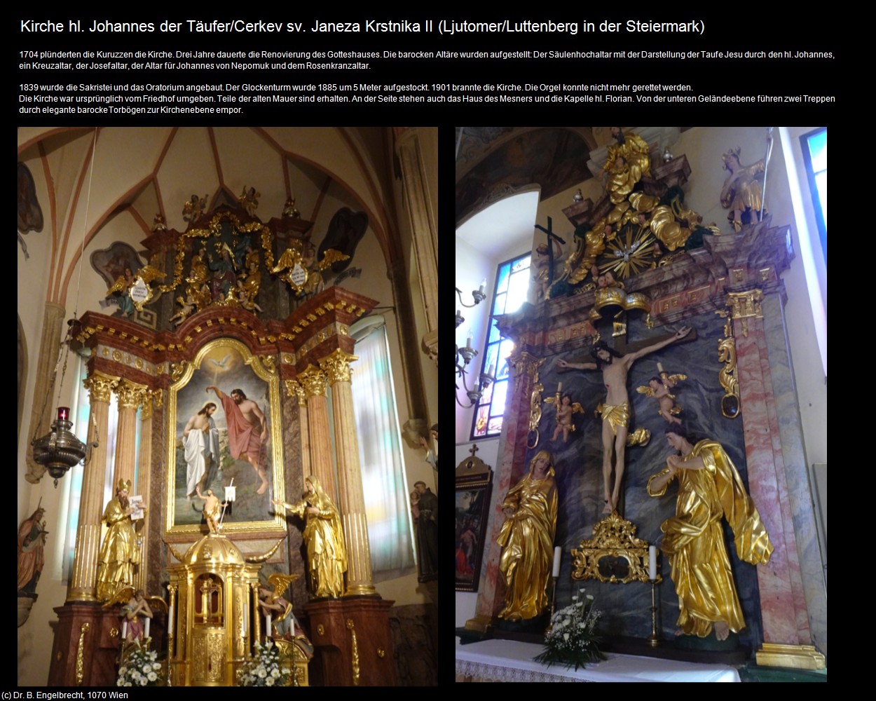 Kirche hl. Johannes der Täufer II (Ljutomer/Luttenberg in der Steiermark) in Kulturatlas-SLOWENIEN