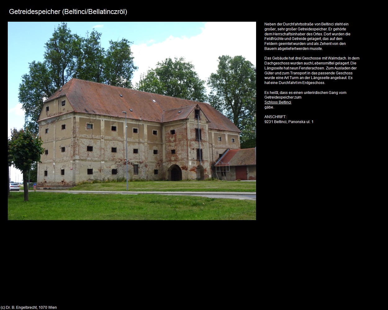 Getreidespeicher (Beltinci/Bellatinczröl) in Kulturatlas-SLOWENIEN(c)B.Engelbrecht