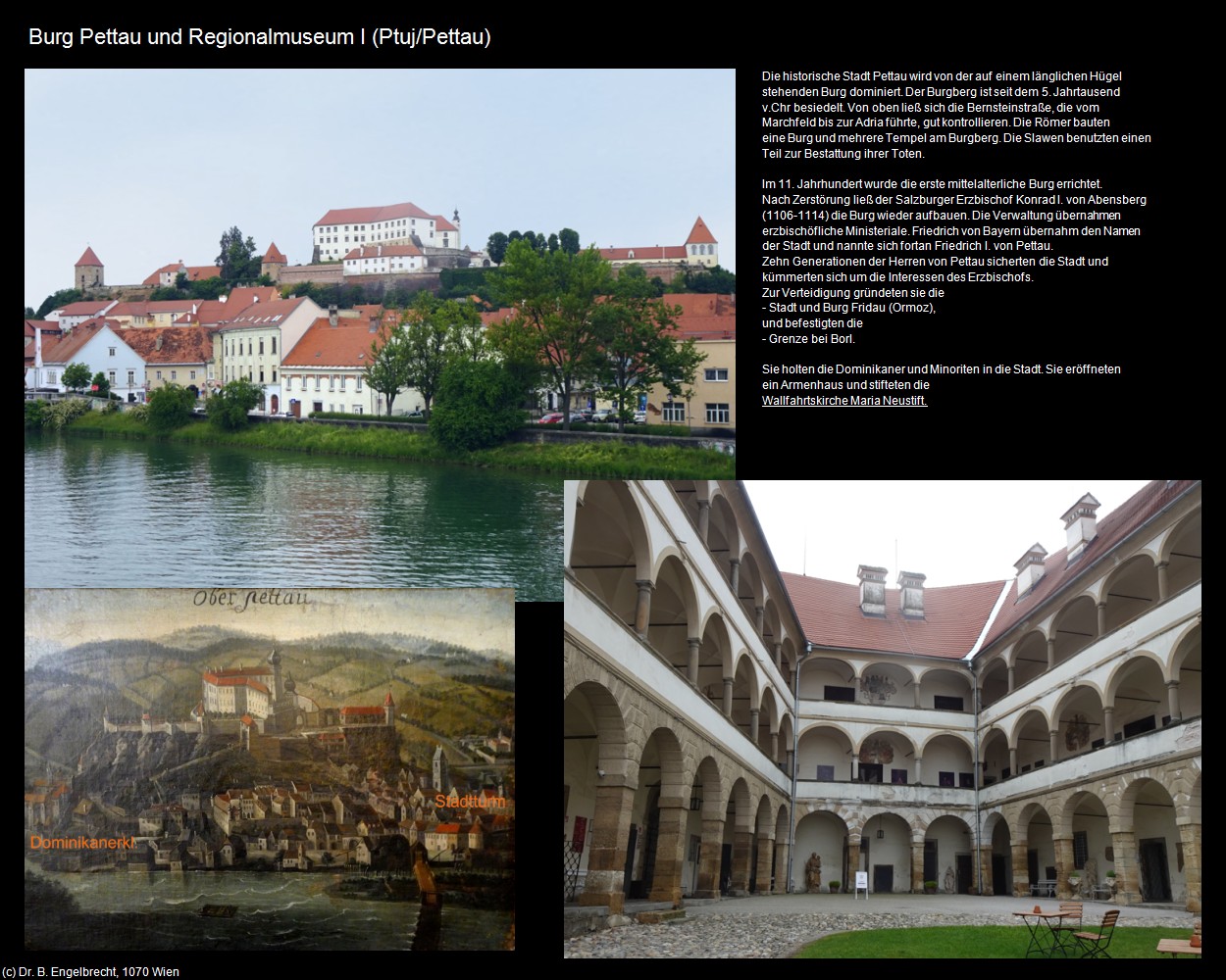 Burg Pettau und Regionalmuseum I (Ptuj/Pettau) in Kulturatlas-SLOWENIEN(c)B.Engelbrecht