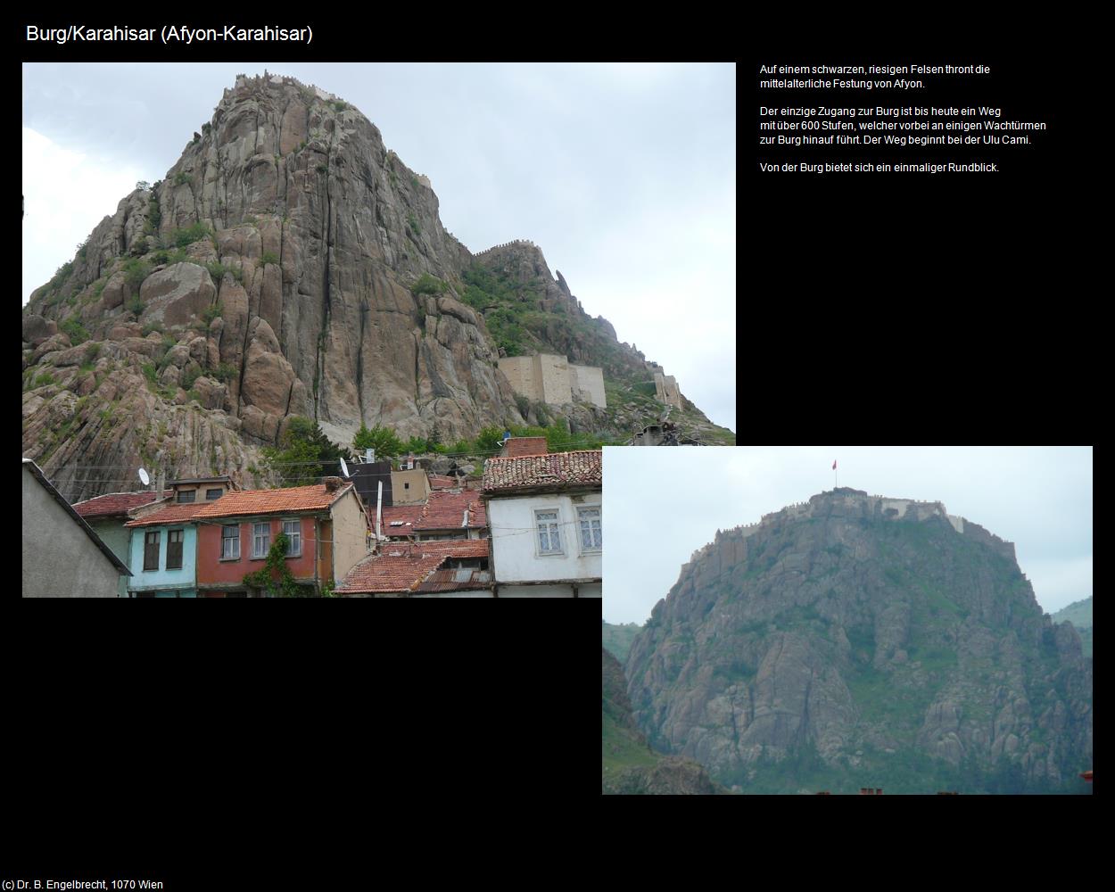 Burg Karahisar (Afyon-Karahisar) in TÜRKEI