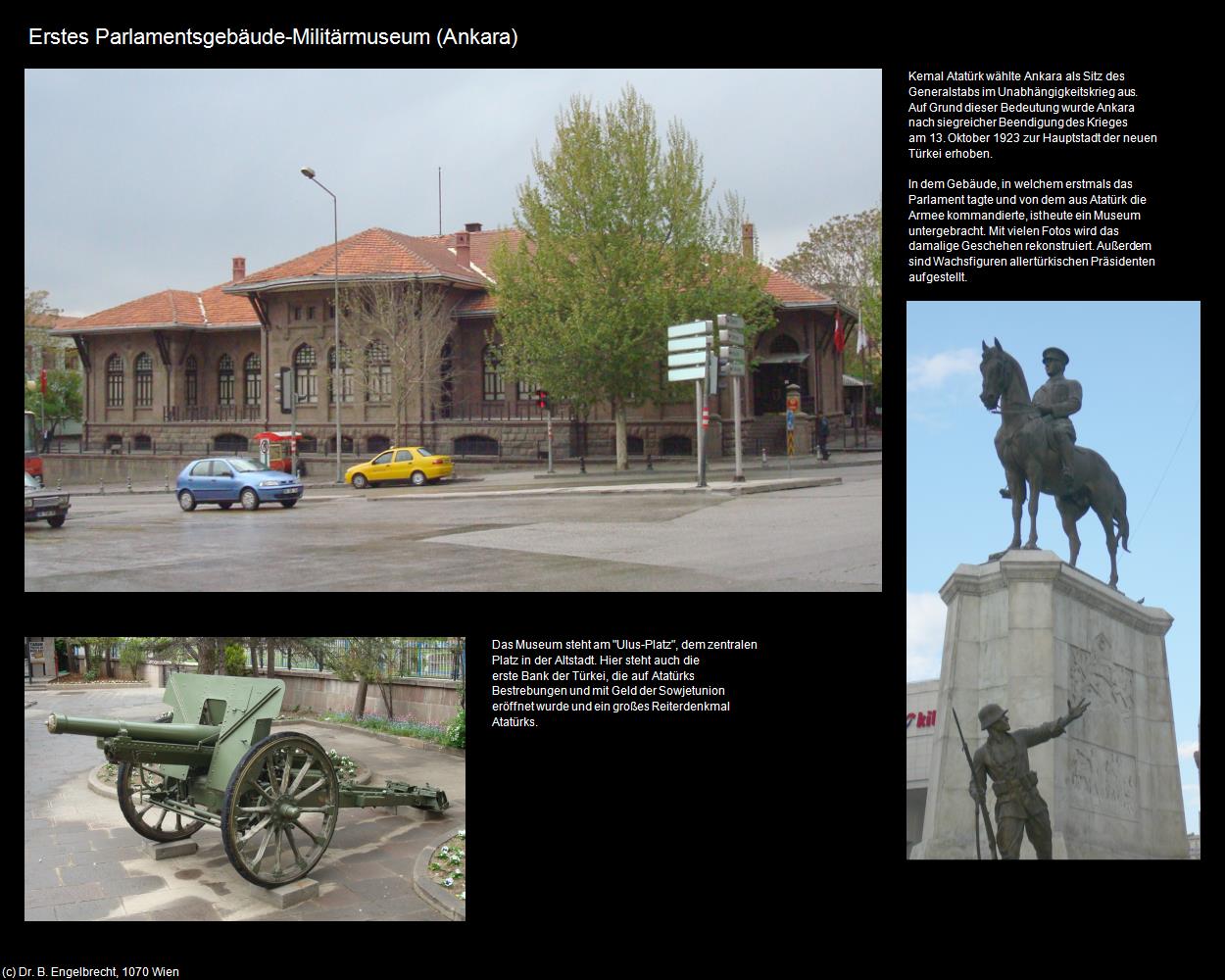 Erstes Parlamentsgebäude-Militärmuseum (Ankara) in TÜRKEI