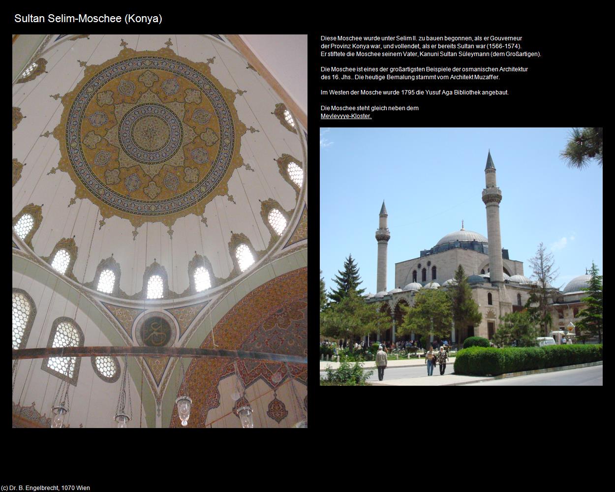 Sultan Selim-Moschee (Konya) in TÜRKEI(c)B.Engelbrecht
