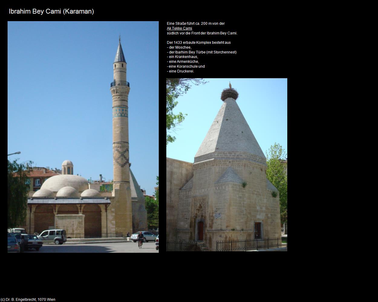 Ibrahim Bey Cami (Karaman) in TÜRKEI(c)B.Engelbrecht