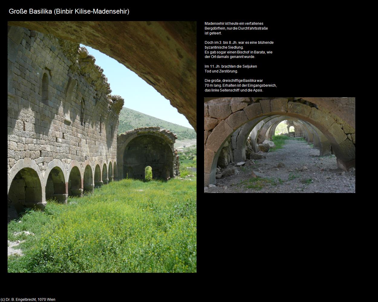 Große Basilika (Madensehir) (Binbir Kilise) in TÜRKEI