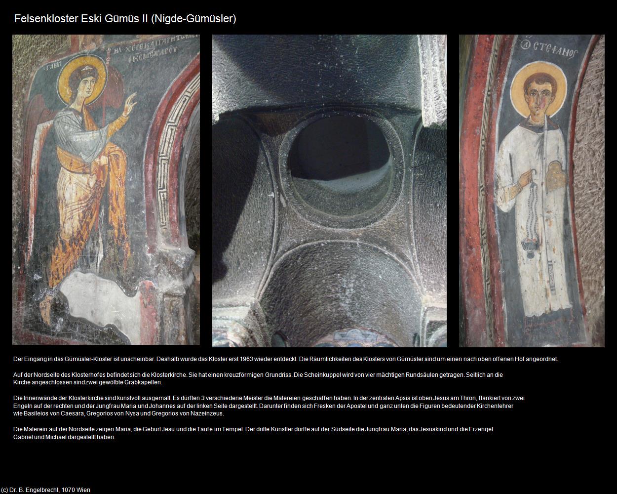 Felsenkloster Eski Gümüs II (Nigde) in TÜRKEI