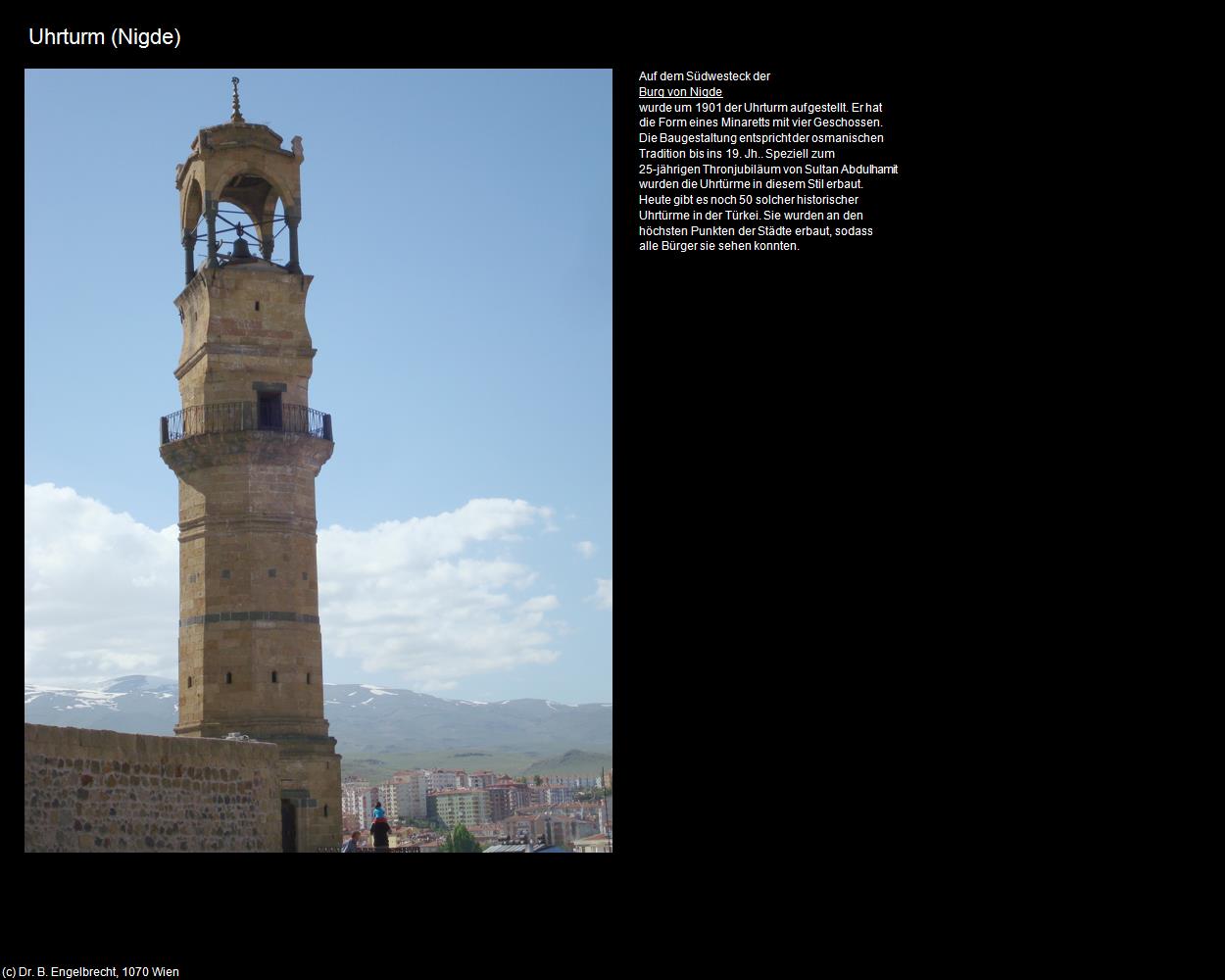 Uhrturm (Nigde) in TÜRKEI(c)B.Engelbrecht