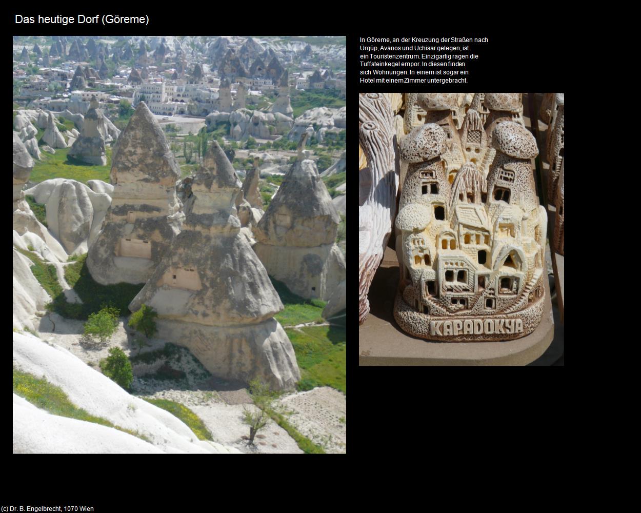 Das heutige Dorf (Göreme) in TÜRKEI