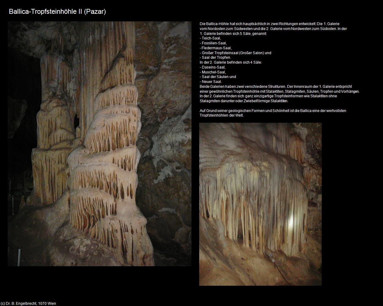 Ballica-Tropfsteinhöhle II (Pazar bei Tokat) in TÜRKEI