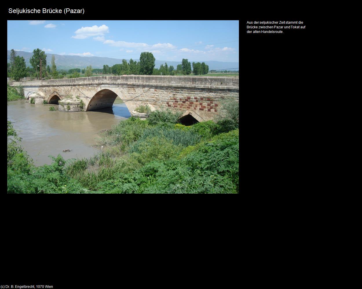 Seldjukische Brücke (Pazar bei Tokat) in TÜRKEI