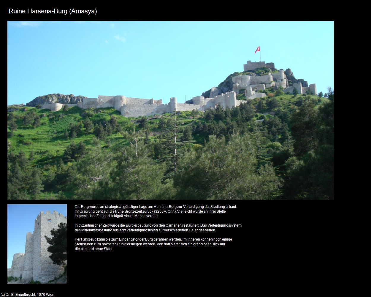 Ruine Harsena-Burg (Amasya) in TÜRKEI