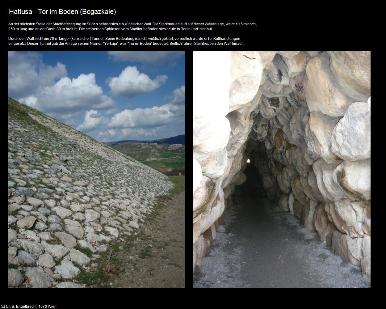 Hattusa - Tor im Boden (Bogazkale) in TÜRKEI