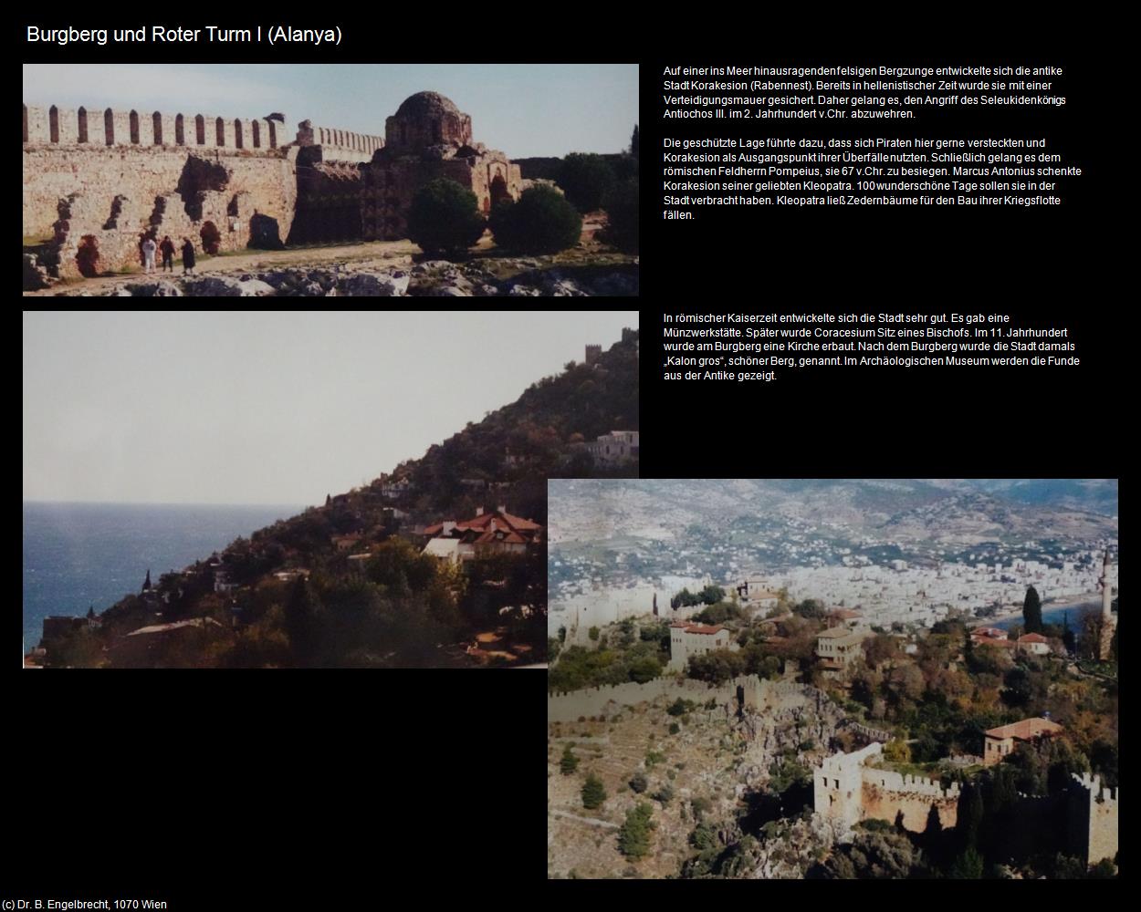 Burgberg und Roter Turm I (Alanya) in TÜRKEI