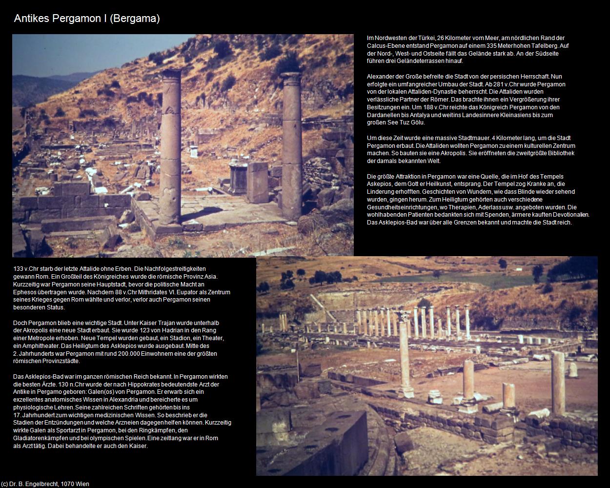 Antikes Pergamon I (Bergama) in TÜRKEI
