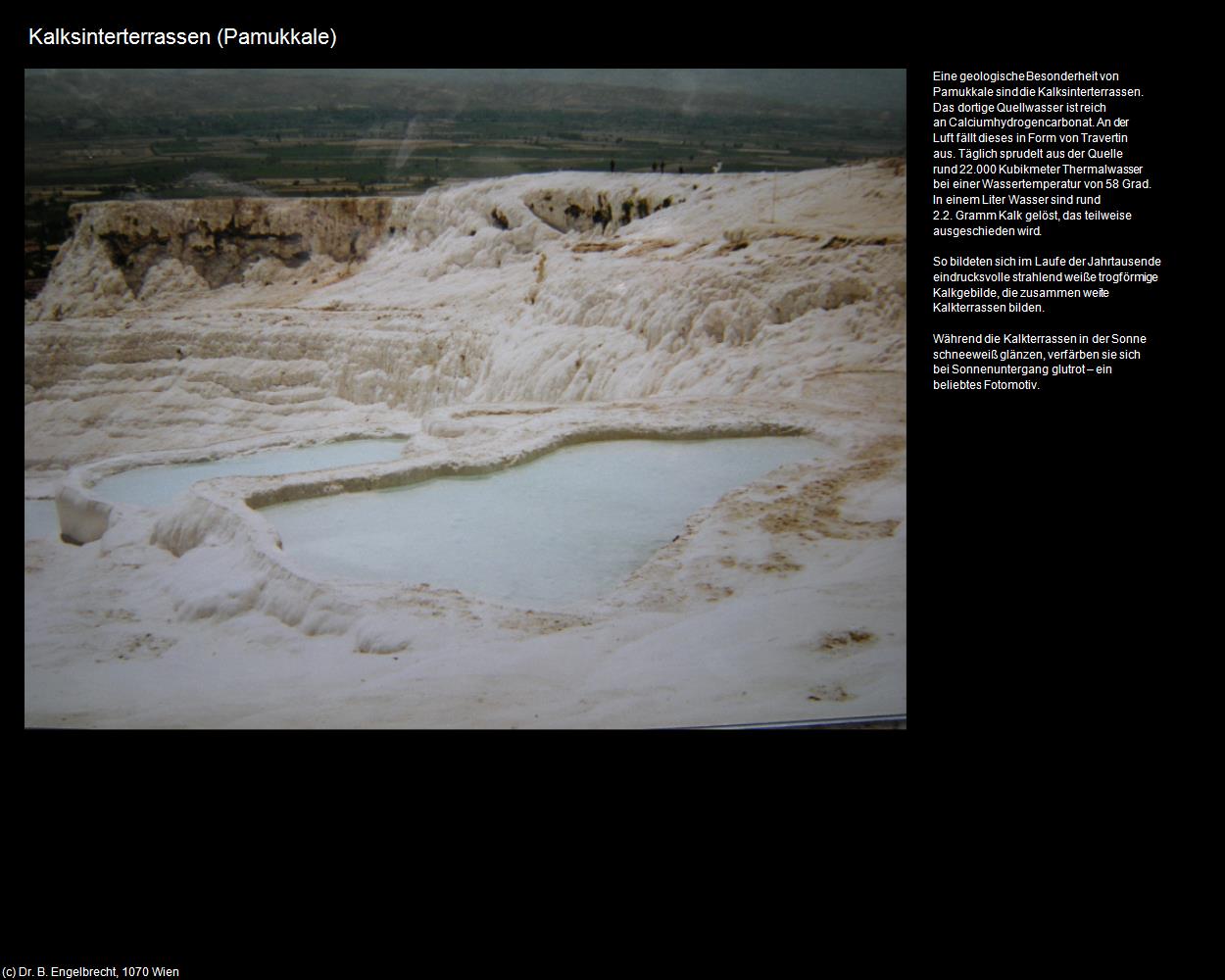 Kalksinterterrassen (Pamukkale) in TÜRKEI