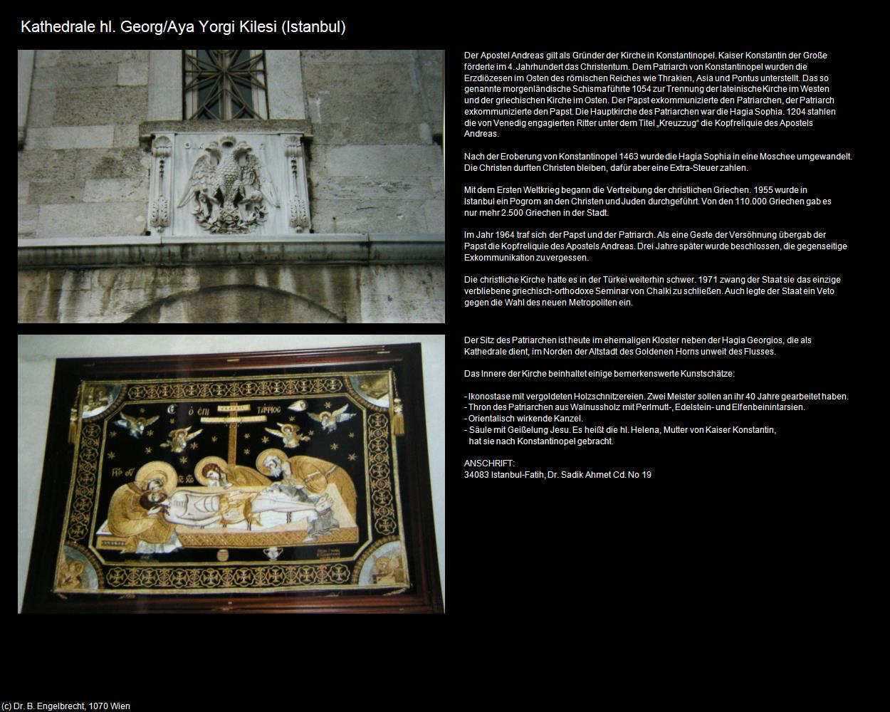 Kathedrale hl. Georg/Aya Yorgi Kilesi (Istanbul) in TÜRKEI