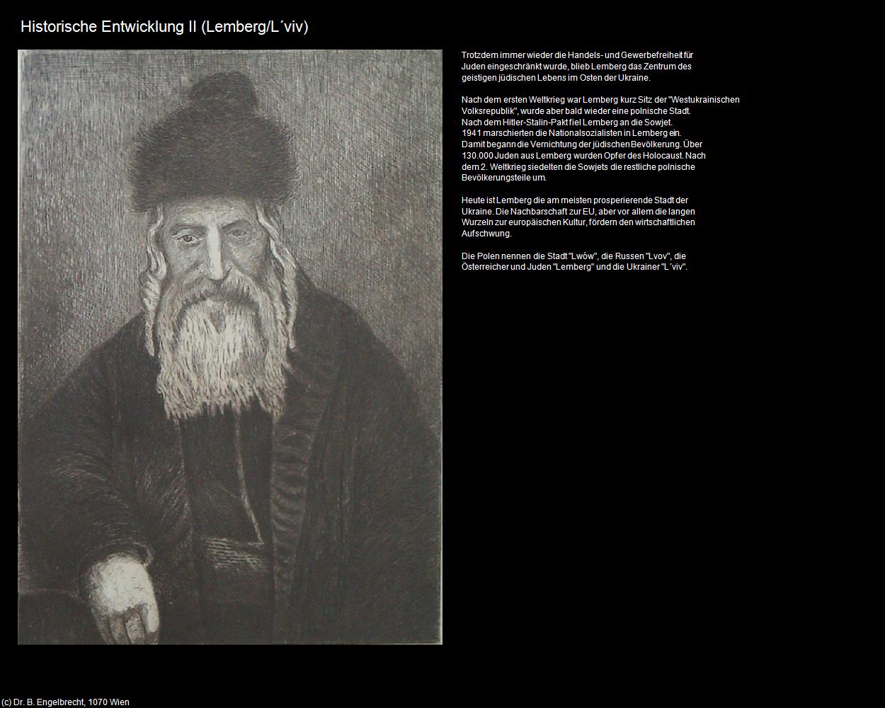 Historische Entwicklung II  (Lemberg/L‘viv) in UKRAINE