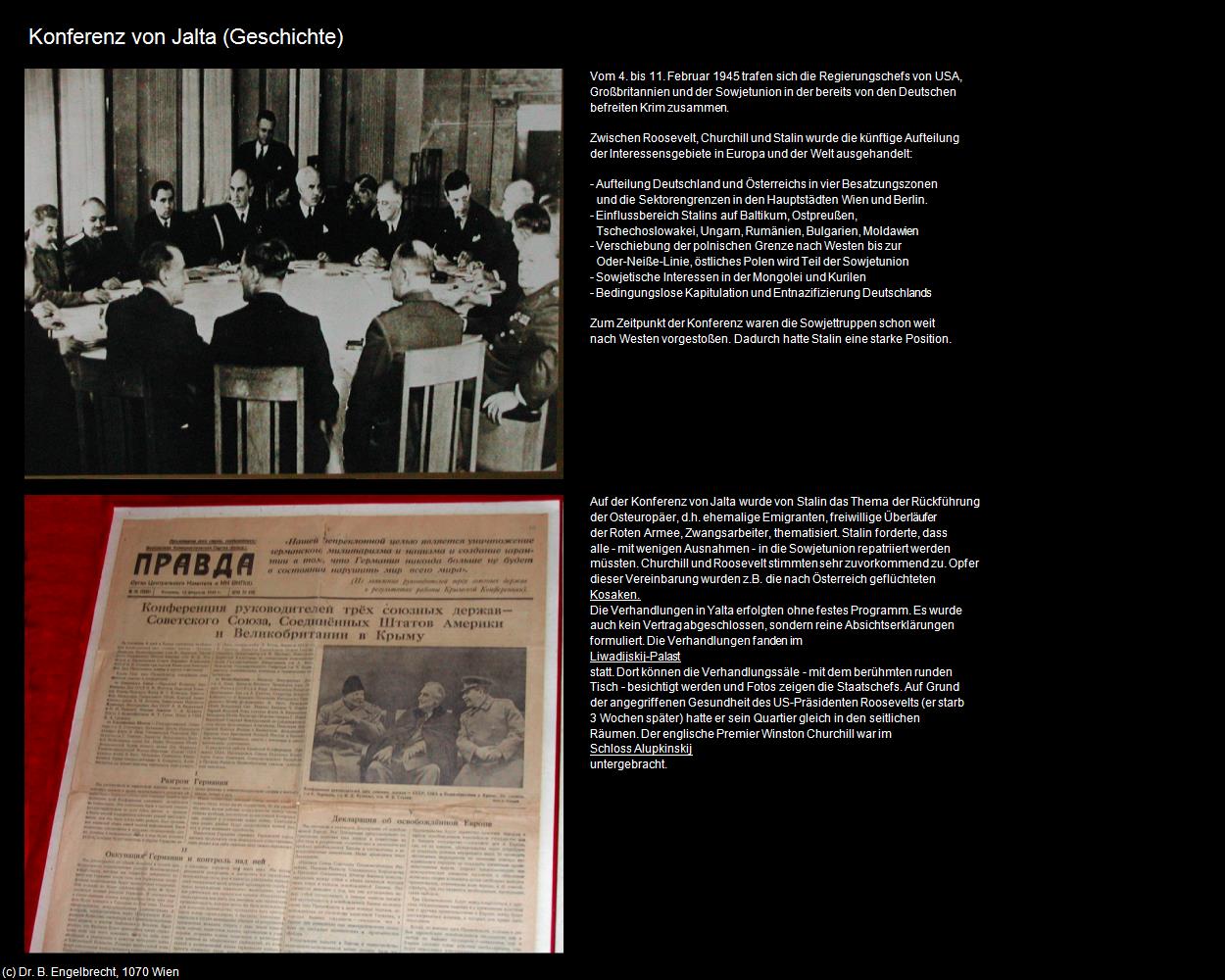 Konferenz von Jalta (+UKRAINE-Geschichte) in UKRAINE(c)B.Engelbrecht