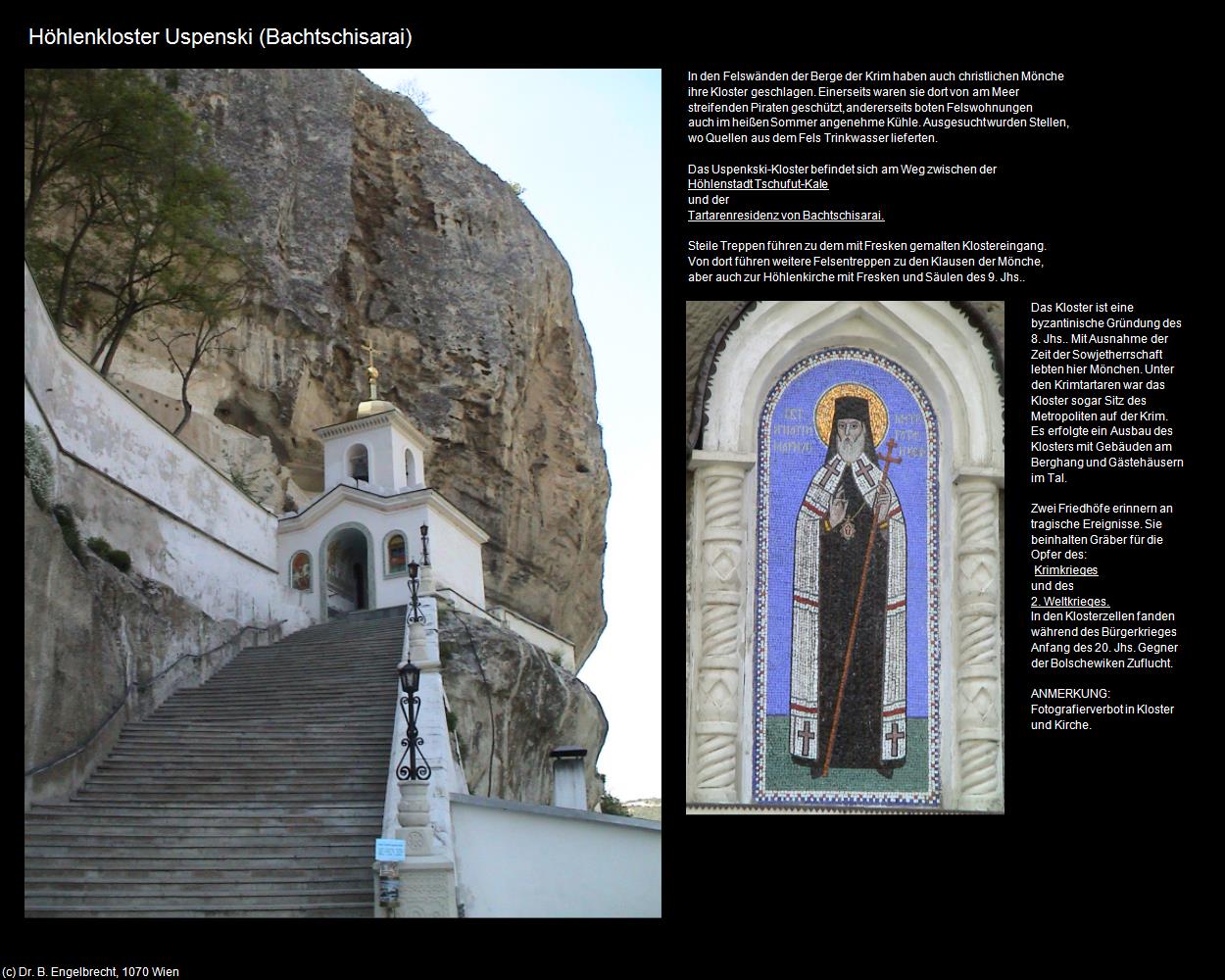 Höhlenkloster Uspenski (+Krim-Bachtschisarai ) in UKRAINE(c)B.Engelbrecht