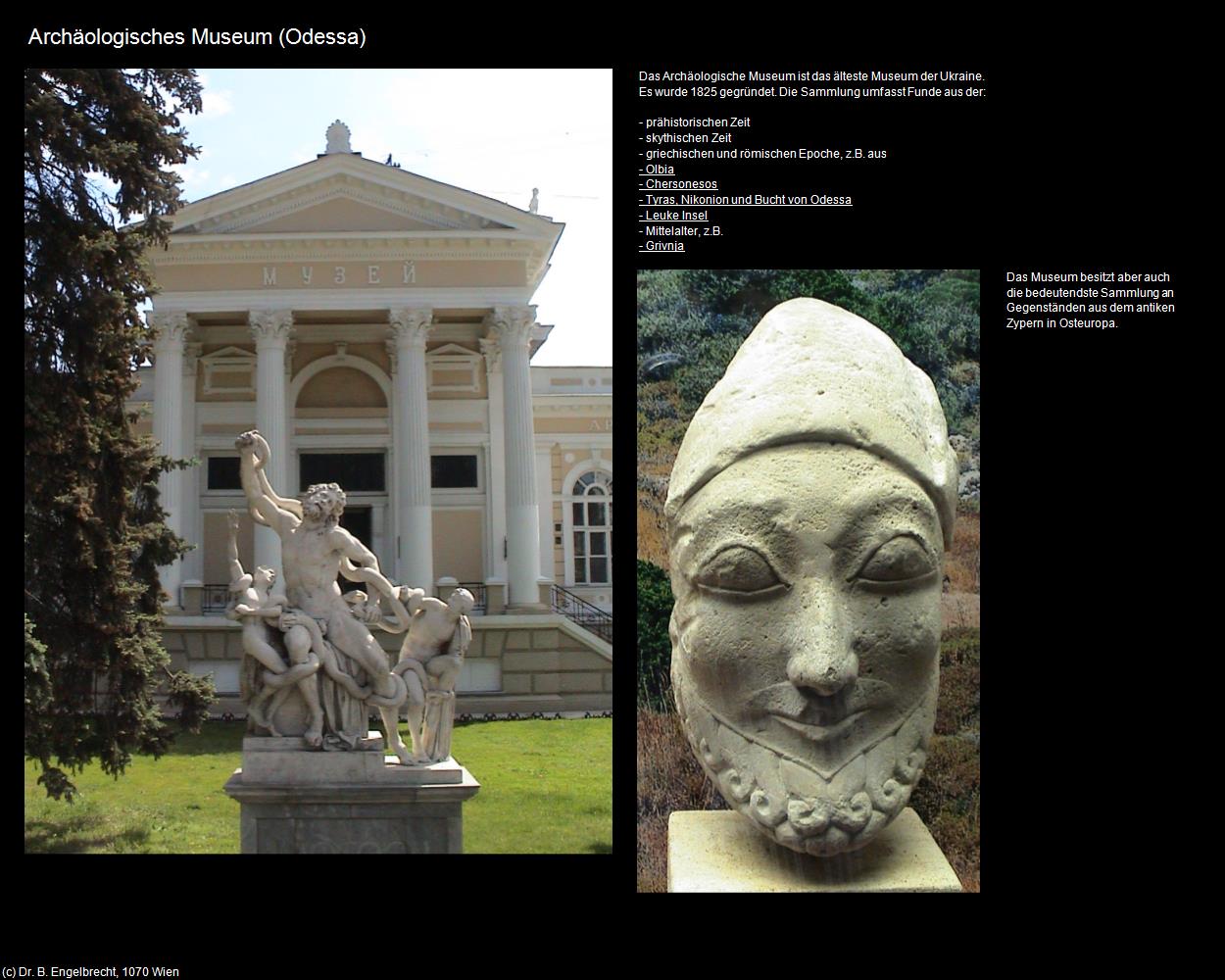 Archäologisches Museum (Odessa) in UKRAINE(c)B.Engelbrecht