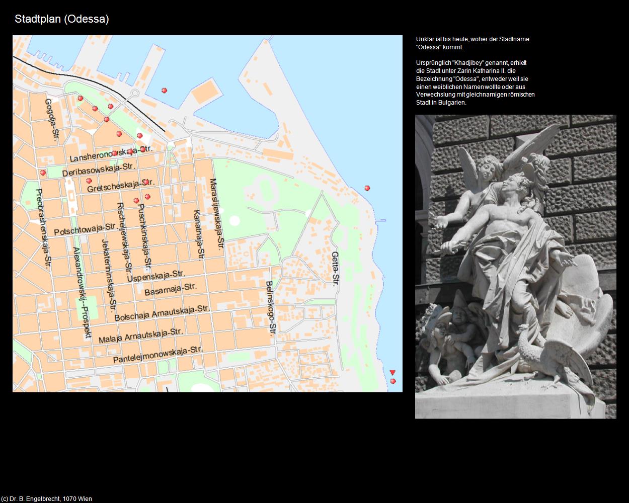 Stadtplan (Odessa) in UKRAINE