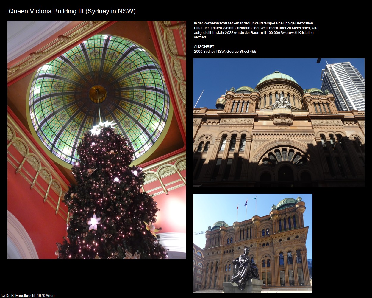Queen Victoria Building III  (Sydney in AUS-NSW) in Kulturatlas-AUSTRALIEN
