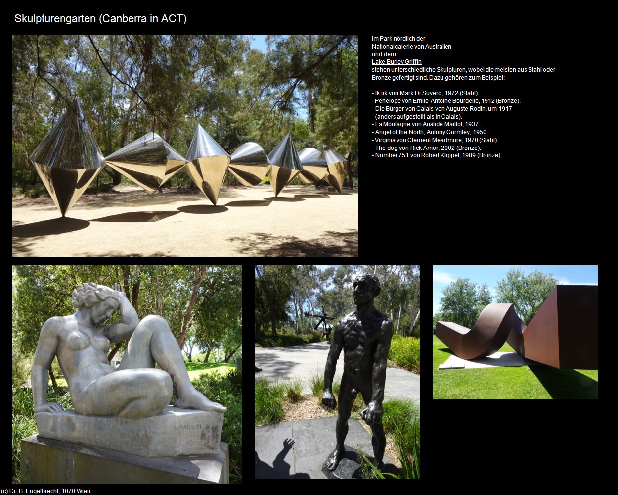 Skulpturengarten (Canberra in AUS-ACT) in Kulturatlas-AUSTRALIEN(c)B.Engelbrecht