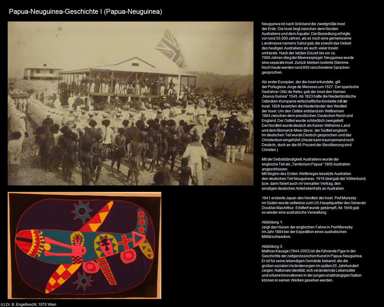 Geschichte I (+Allgemeines-Papua Neuguinea) in Kulturatlas-AUSTRALIEN