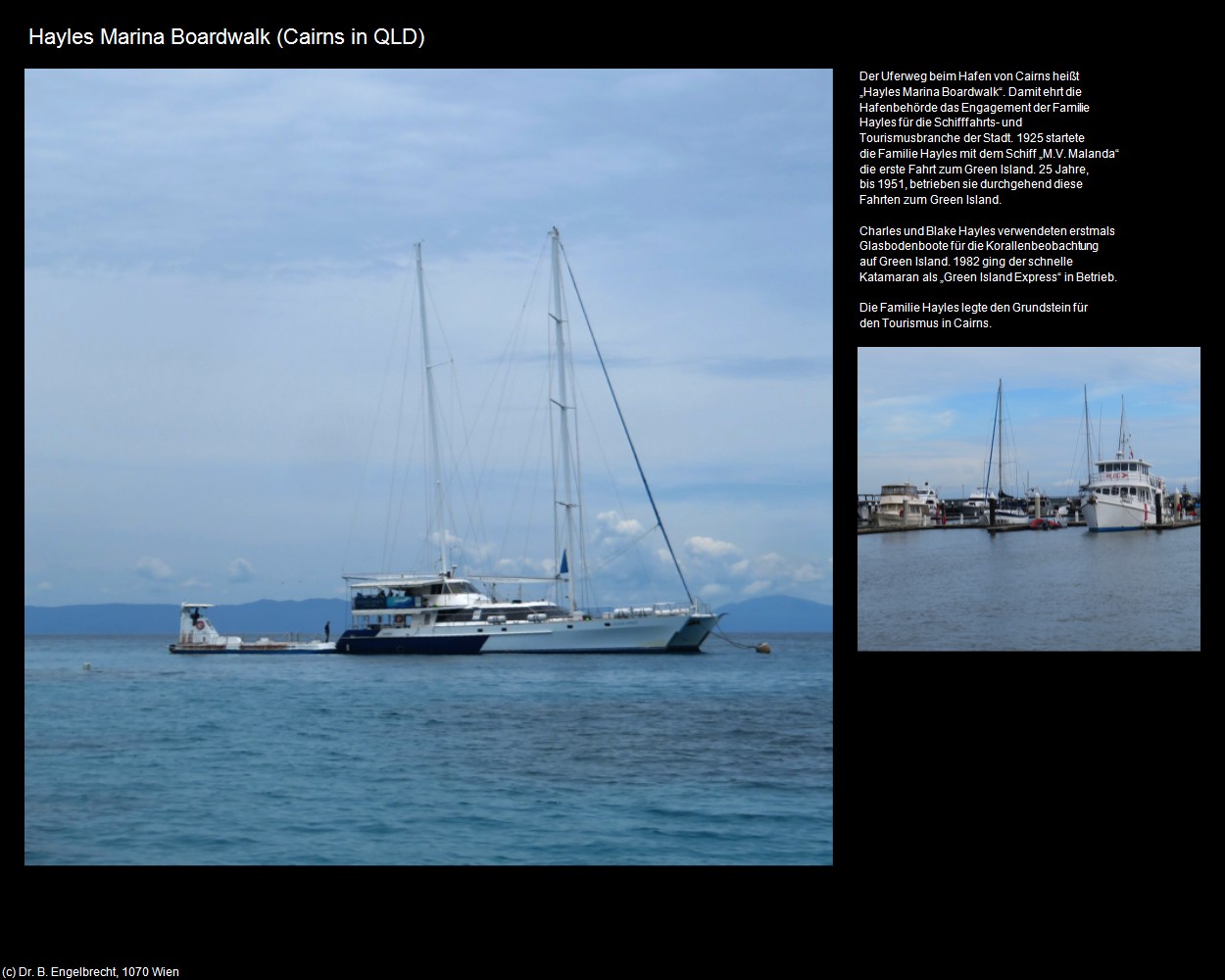 Hayles Marina Boardwalk (Cairns in AUS-QLD) in Kulturatlas-AUSTRALIEN