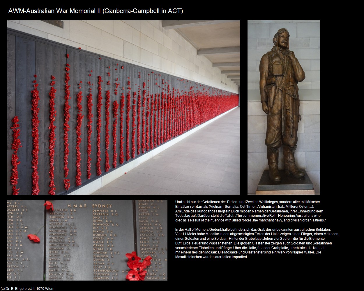 AWM-Australian War Memorial II (Canberra in AUS-ACT) in Kulturatlas-AUSTRALIEN