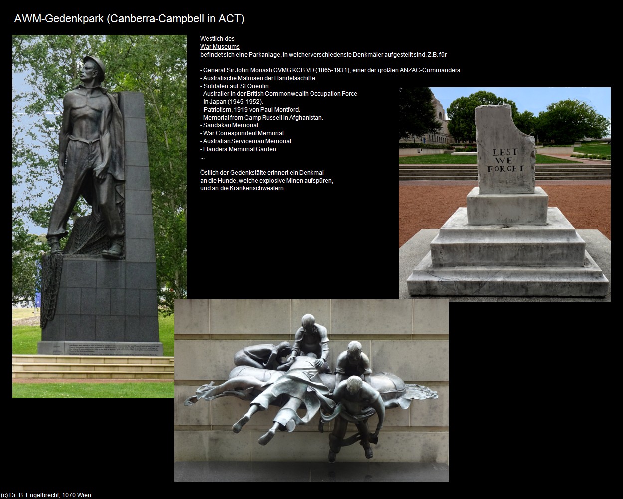 AWM-Gedenkpark (Canberra in AUS-ACT) in Kulturatlas-AUSTRALIEN(c)B.Engelbrecht