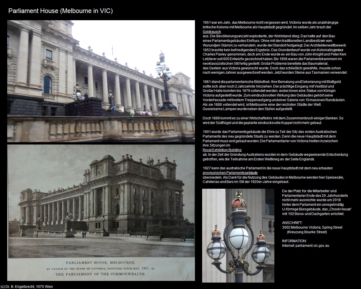 Parliament House (Melbourne in AUS-VIC) in Kulturatlas-AUSTRALIEN(c)B.Engelbrecht