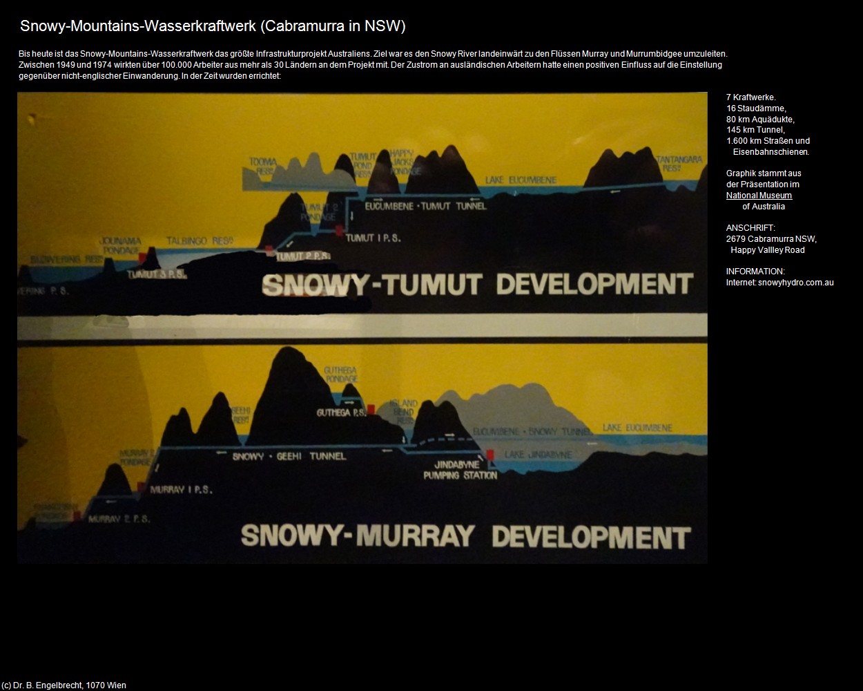 Snowy-Mountains-Wasserkraftwerk (Cabramurra in NSW) in Kulturatlas-AUSTRALIEN(c)B.Engelbrecht