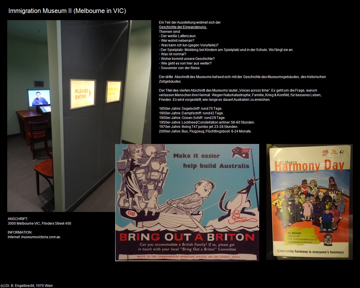 Immigration Museum II (Melbourne in AUS-VIC) in Kulturatlas-AUSTRALIEN(c)B.Engelbrecht