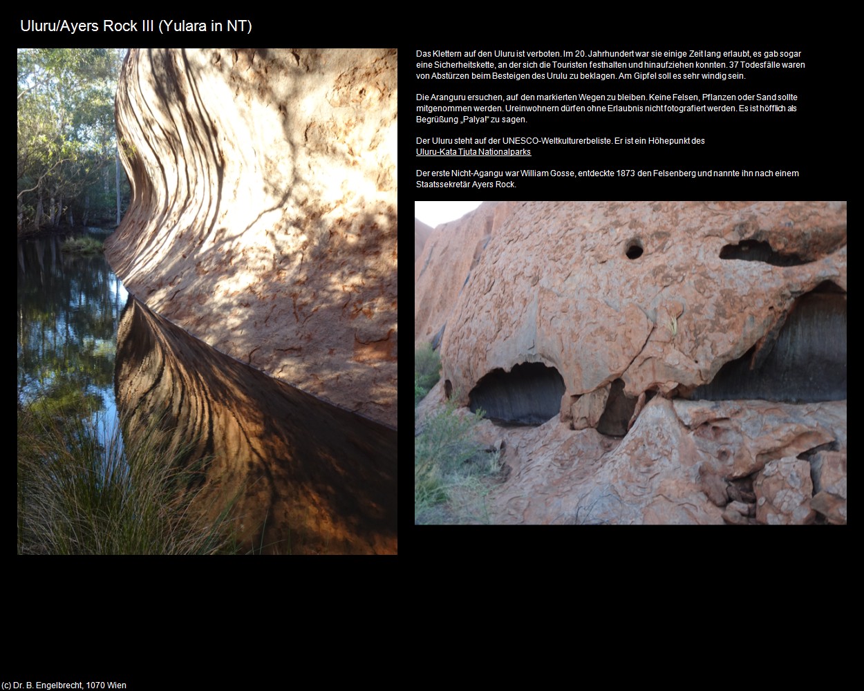 Uluru/Ayers Rock III (Yulara in AUS-NT) in Kulturatlas-AUSTRALIEN(c)B.Engelbrecht