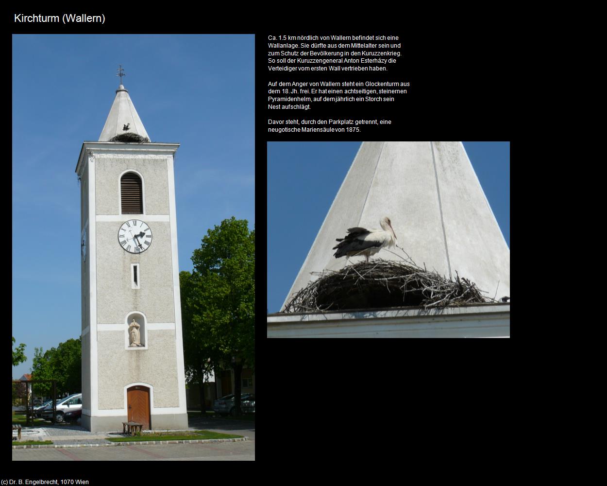 Kirchturm (Wallern) in Kulturatlas-BURGENLAND