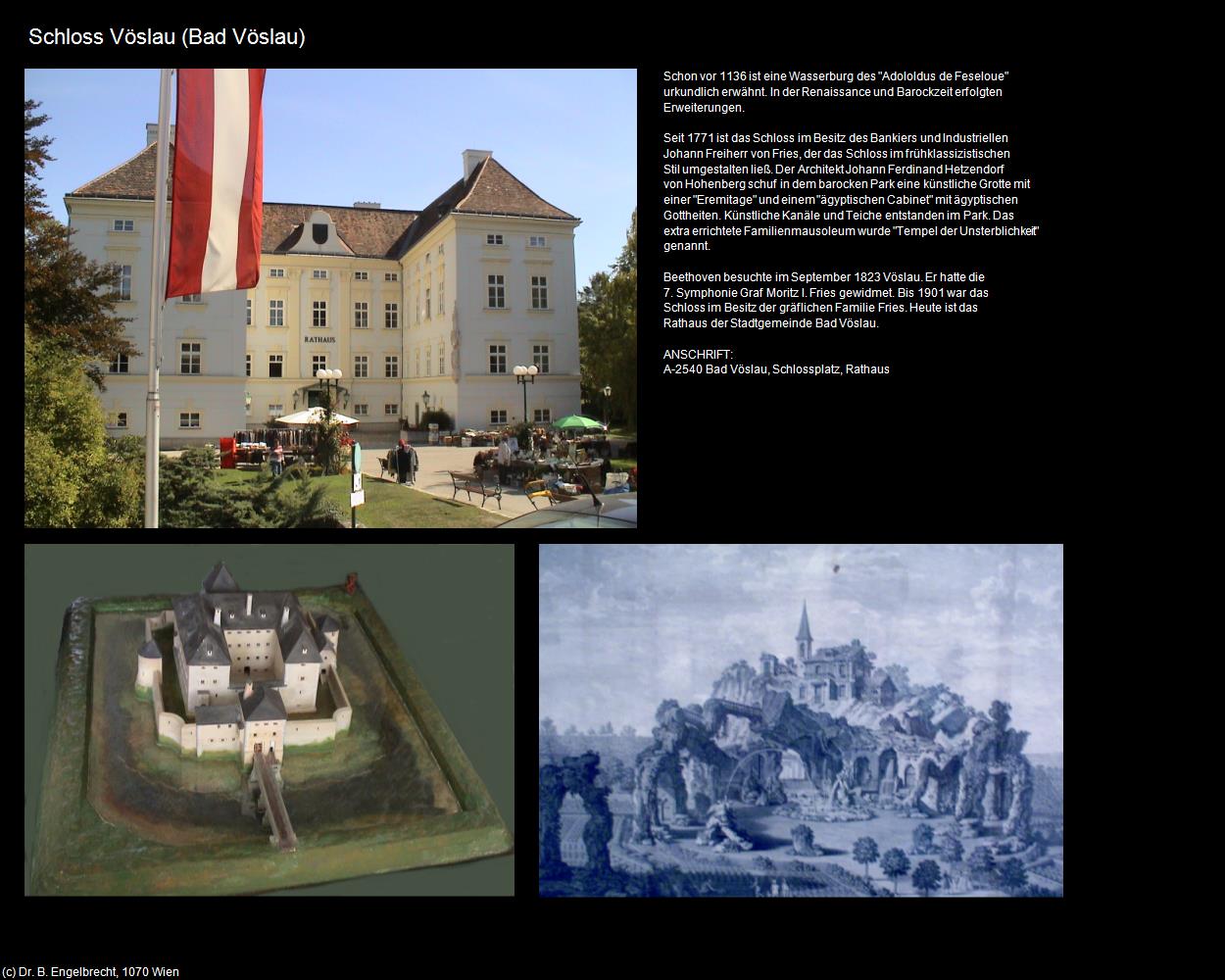 Schloss Vöslau (Bad Vöslau) in Kulturatlas-NIEDERÖSTERREICH