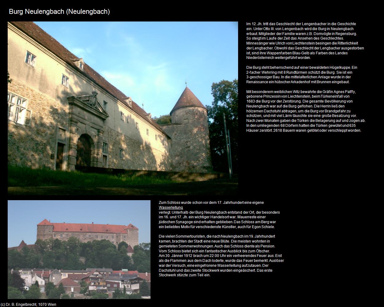 Burg Neulengbach (Neulengbach) in Kulturatlas-NIEDERÖSTERREICH(c)B.Engelbrecht