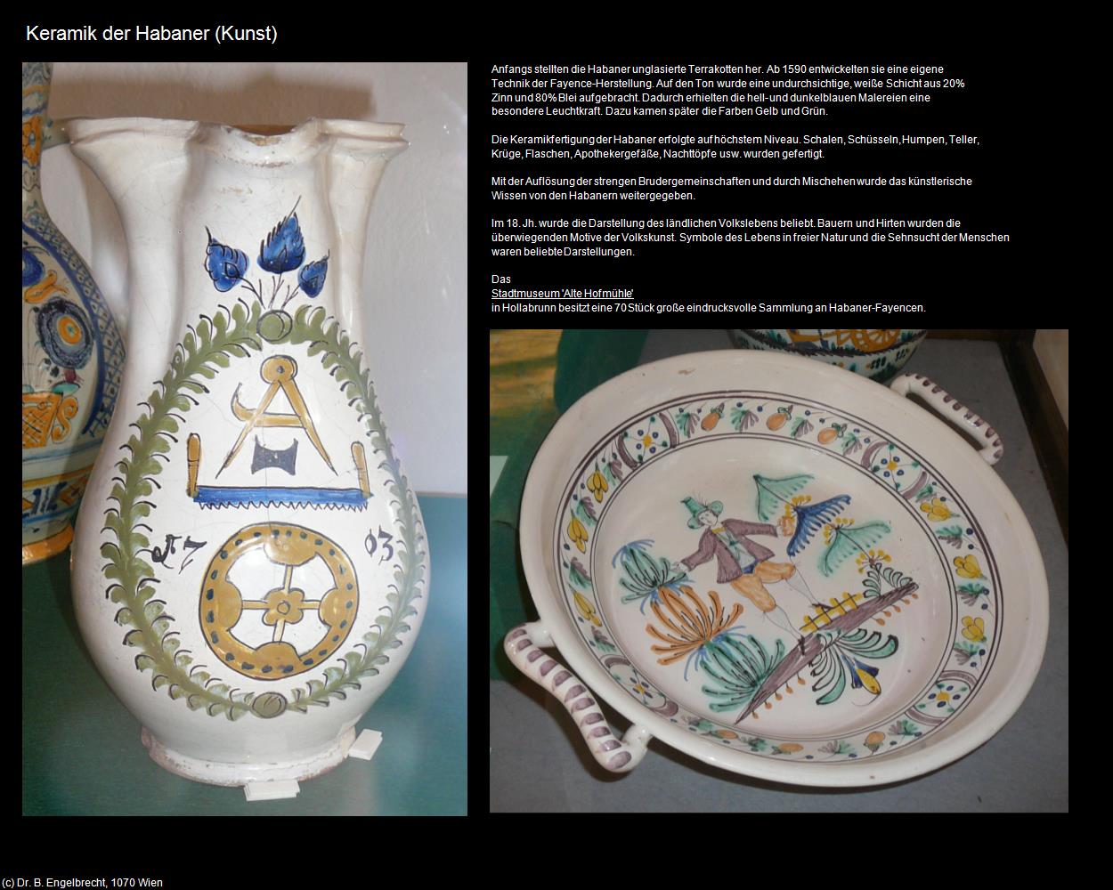 Keramikkunst der Habaner   (Hollabrunn) in Kulturatlas-NIEDERÖSTERREICH(c)B.Engelbrecht