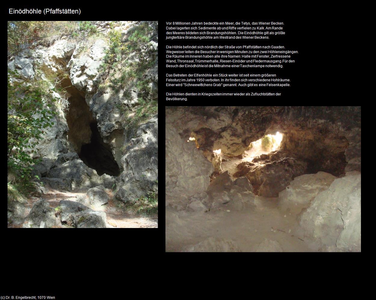 Einödhöhle (Pfaffstätten) in Kulturatlas-NIEDERÖSTERREICH