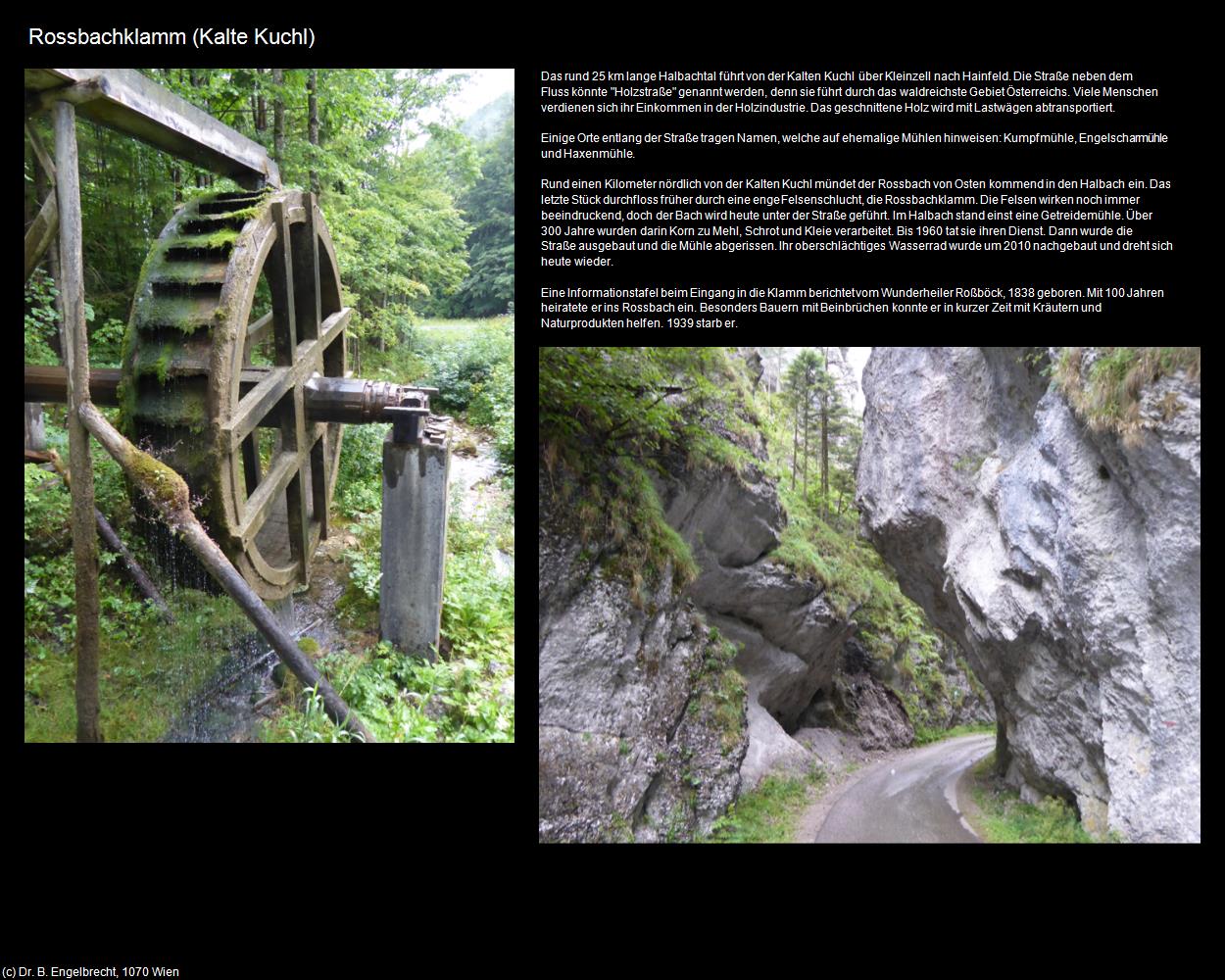 Rossbachklamm (Kalte Kuchl) in Kulturatlas-NIEDER&Ouml;STERREICH