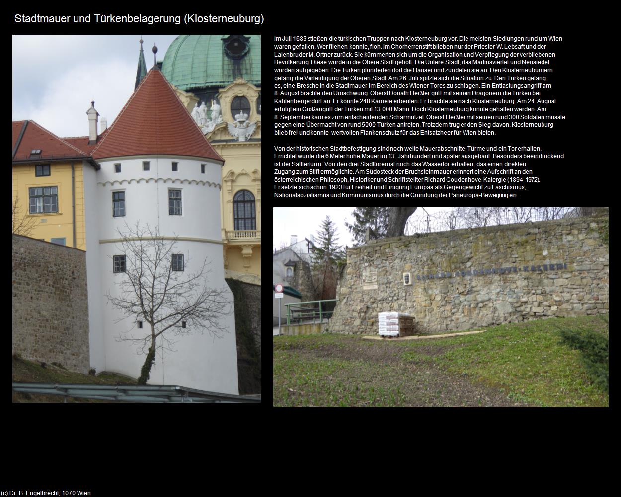 Stadtmauer und Türkenbelagerung (Klosterneuburg) in Kulturatlas-NIEDERÖSTERREICH