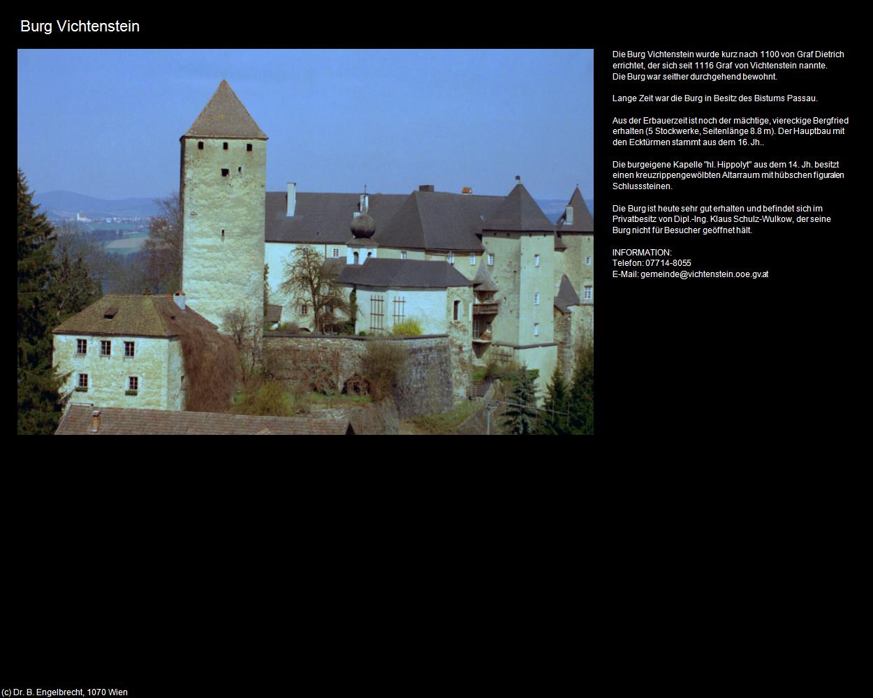 Burg Vichtenstein (Vichtenstein) in Kulturatlas-OBERÖSTERREICH