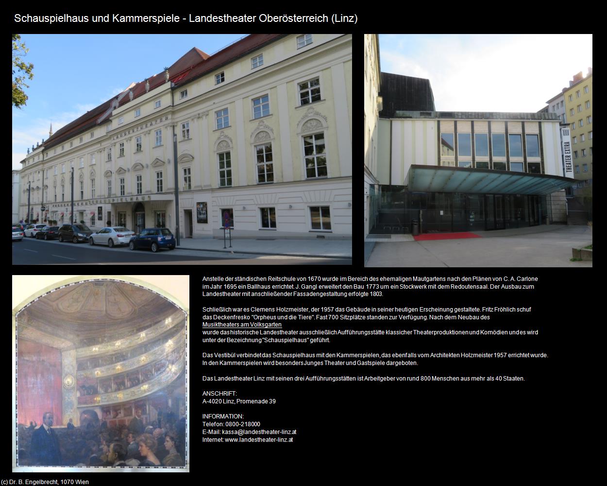 Schauspielhaus u. Kammerspiele-Landestheater OÖ (Linz) in Kulturatlas-OBERÖSTERREICH(c)B.Engelbrecht