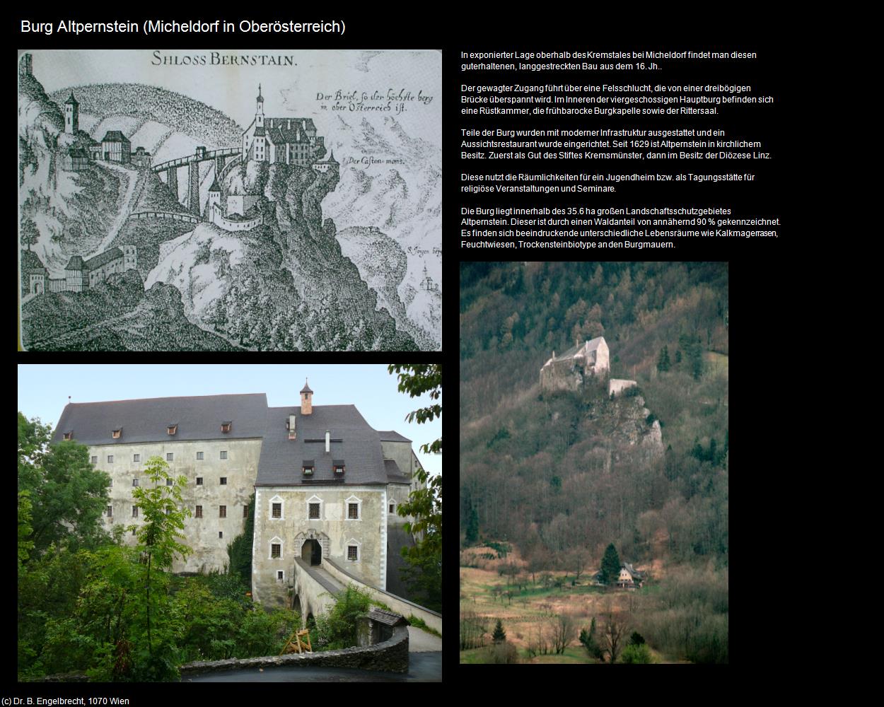 Burg Altpernstein (Micheldorf in Oberösterreich) in Kulturatlas-OBERÖSTERREICH
