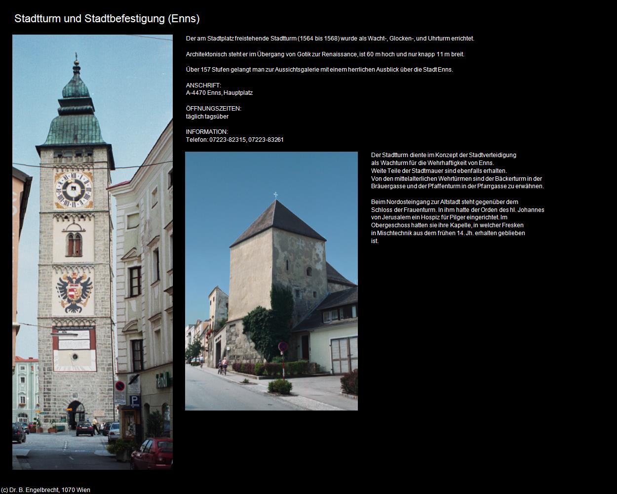 Stadtturm (Enns) in Kulturatlas-OBERÖSTERREICH