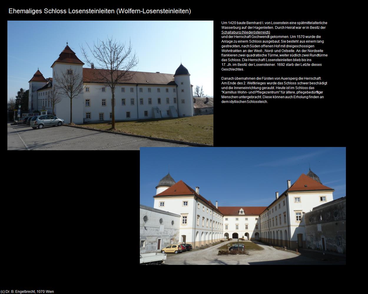 Ehem. Schloss Losensteinleiten (Wolfern) in Kulturatlas-OBERÖSTERREICH(c)B.Engelbrecht