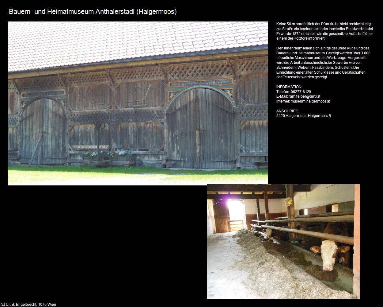 Bauern- und Heimatmuseum Anthalerstadl   (Haigermoos) in Kulturatlas-OBERÖSTERREICH