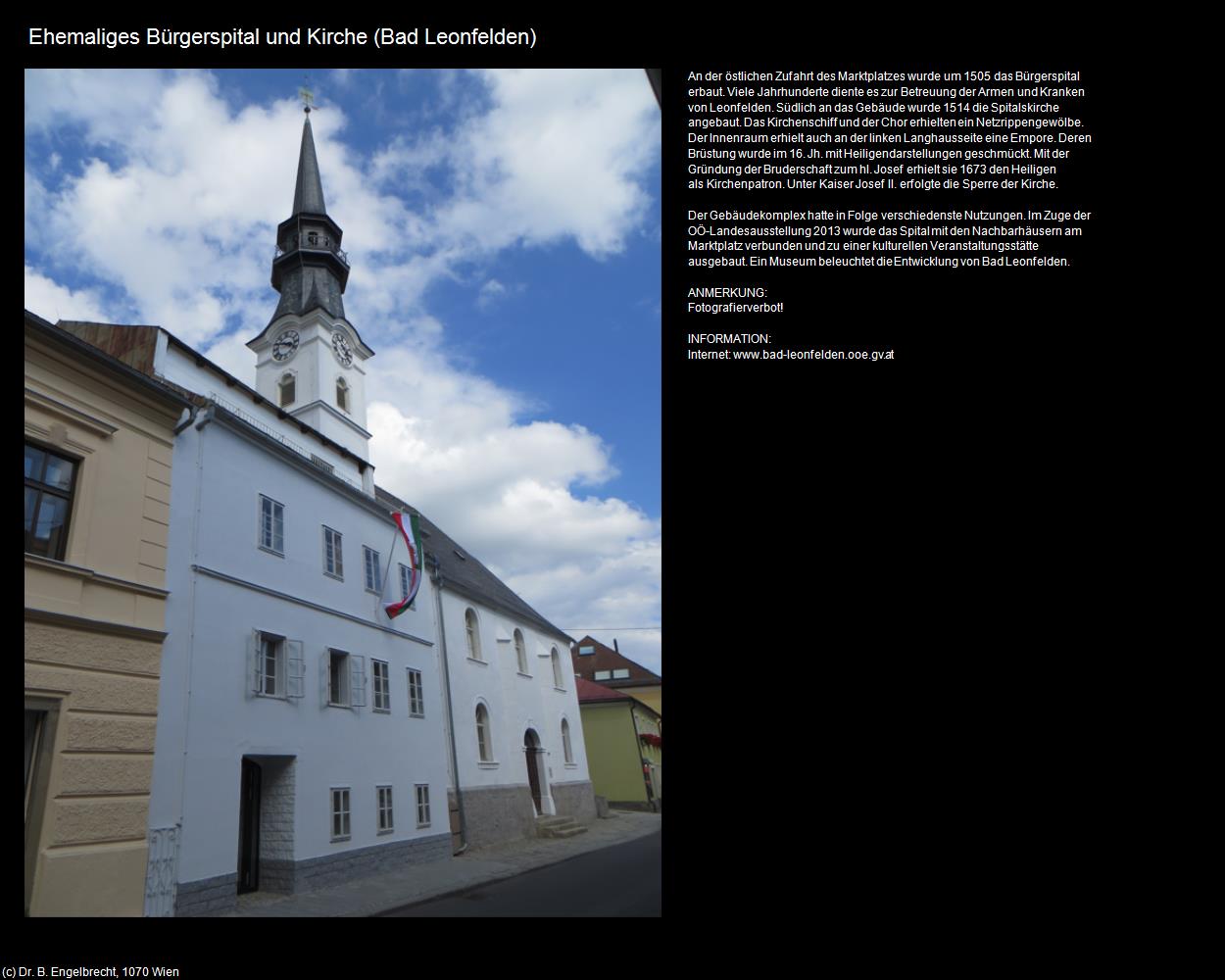 Ehem. Bürgerspital und Kirche (Bad Leonfelden) in Kulturatlas-OBERÖSTERREICH