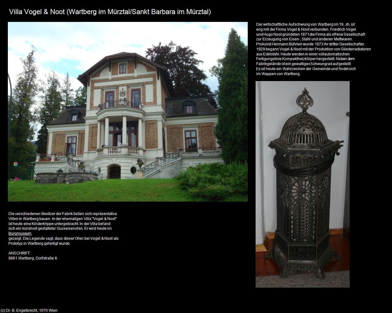 Villa Vogel & Noot  (Wartberg im Mürztal/Sankt Barbara im Mürztal) in Kulturatlas-STEIERMARK(c)B.Engelbrecht